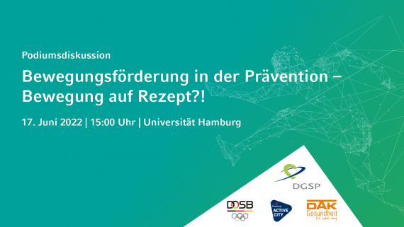 Einladung zur Podiumsdiskussion Podiumsdiskussion "Bewegung auf Rezept"