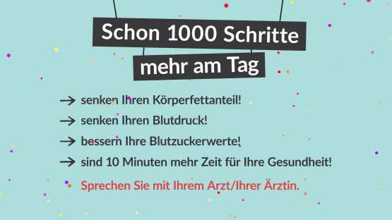 Kampf gegen Bewegungsmangel